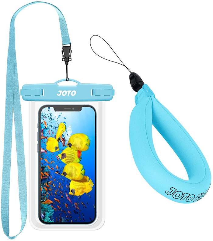 JOTO's waterproof case ensures nothing gets in yet still has full touch screen functionality.